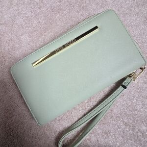 Steve Madden Mint Green Wristlet Wallet